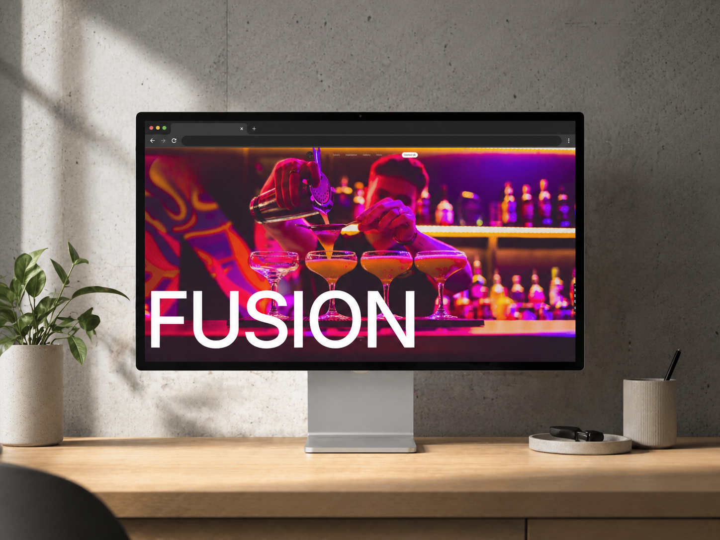 Fusion visual direction · landscape board.